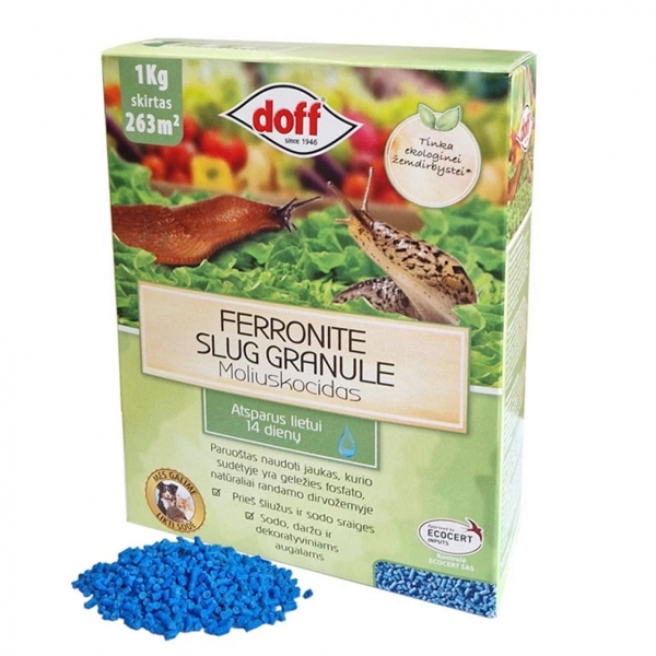 FERRONITE SLUG GRANULE moliuskocidas, 1 kg