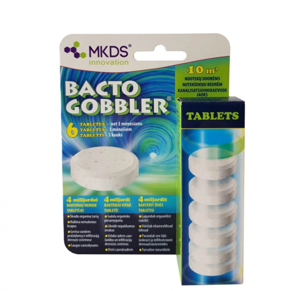 BACTO GOBBLER bakterijų tabletės nuotekoms
