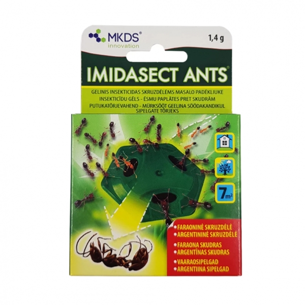 Imidasect Ants, 1,4 g, gelinis insekticidas masalo padėkliuke skruzdėlėms naikinti