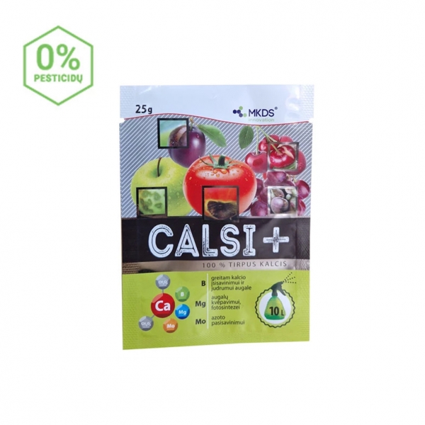 CALSI+ kalcio trąša su mikroelementais B, Mg, Mo, 25 g