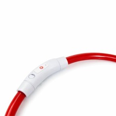 LED antkaklis (Raudona)