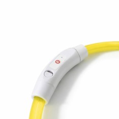 LED antkaklis (Geltona)