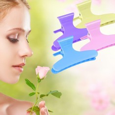 Spalvoti drugelių segtukai, 3 vnt.