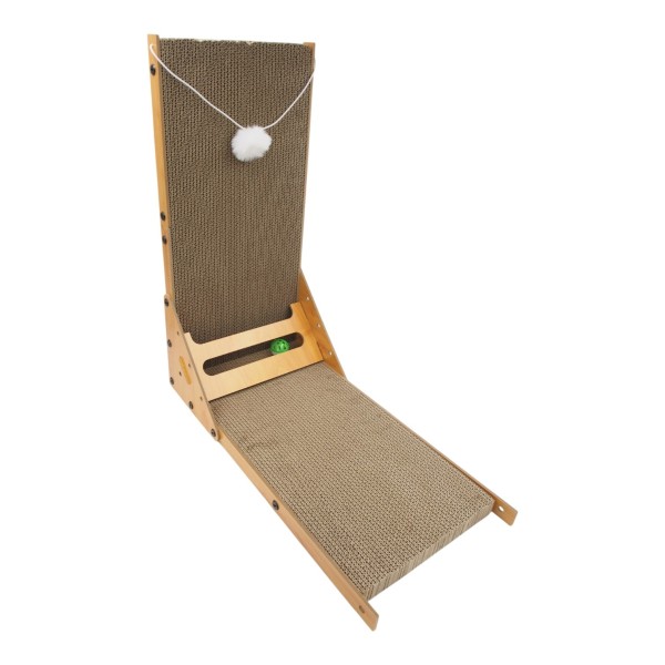 Didelė kampinė kartoninė draskyklė katėms