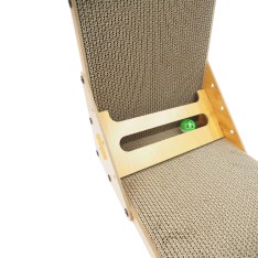 Didelė kampinė kartoninė draskyklė katėms