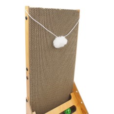 Didelė kampinė kartoninė draskyklė katėms