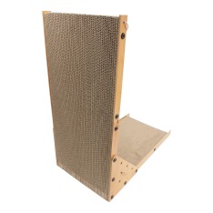 Didelė kampinė kartoninė draskyklė katėms