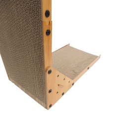 Didelė kampinė kartoninė draskyklė katėms