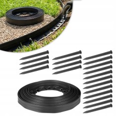 Plastikinis vejos apvadas - bortelis 10m +20 vinių