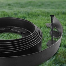 Plastikinis vejos apvadas - bortelis 10m +20 vinių