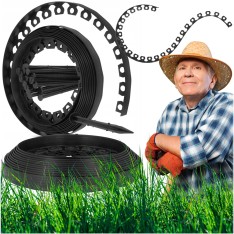 Plastikinis vejos apvadas - bortelis 10m +20 vinių