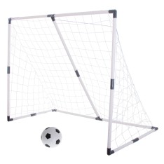 Vaikiški futbolo vartai 2in1 – dideli arba du mažesni (143 × 110 × 70 cm)