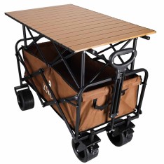 Sulankstomas transportavimo vežimėlis su stalu 2in1