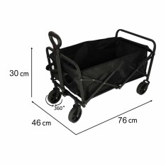 Sulankstomas turistinis vežimėlis 100L