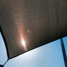 Trikampė saulės pavėsio burė 3×3×3 m – apsauga nuo saulės ir lietaus