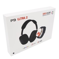 Ausinės + laikrodis bluetooth PAŽEISTA PAKUOTĖ