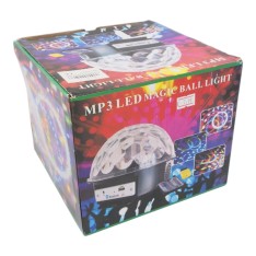 LED diskotekos šviesa su MP3 ir Bluetooth (Magic Ball)