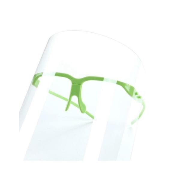 Apsauginis veido skydelis - kaukė iš PVC plastiko.