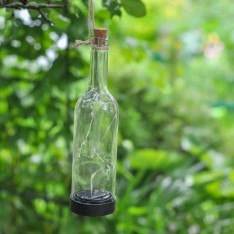 Dekoratyvinė LED lemputė stiklinėje butelio formoje