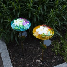 Lauko LED lempa „Salona“ su saulės baterija (44 cm)