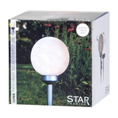 Lauko LED sodo lempa „Luna“ su saulės baterija (37 cm)