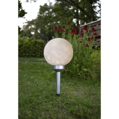 Lauko LED sodo lempa „Luna“ su saulės baterija (37 cm)