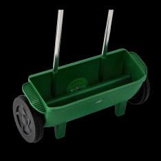 Rankinis sėklų ir trąšų barstytuvas su ratais 10L