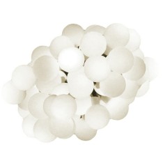 Sodo lempučių girlianda