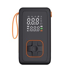 Nešiojama akumuliatorinė pompa su skaitmeniniu ekranu ir powerbank funkcija