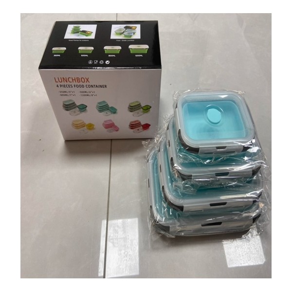 Maisto dėžučių rinkinys (Lunchbox) – 4 vnt.