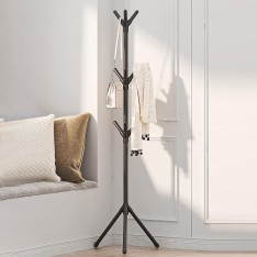 Pastatoma drabužių kabykla su kabliukais (170 cm)