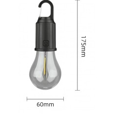 LED stovyklavimo žibintas
