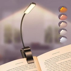 LED skaitymo lempa su spaustuku – patogiam skaitymui bet kur