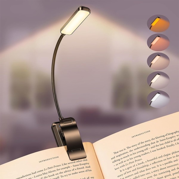 LED skaitymo lempa su spaustuku – patogiam skaitymui bet kur